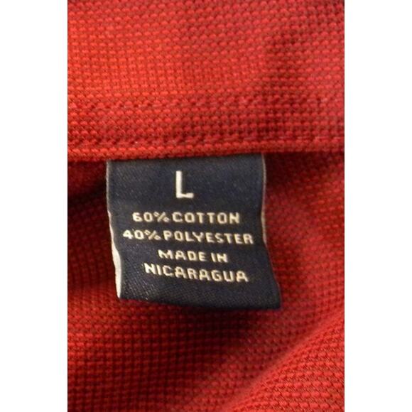 TravelSmart Men's Burgundy Long Sleeve Button Down Shirt Large Classic Workwear - Picture 5 of 5